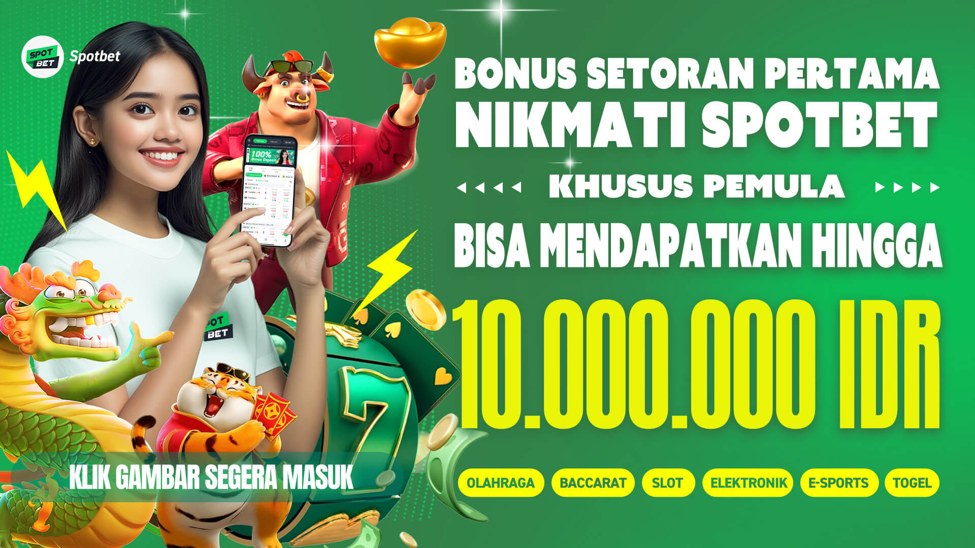 bonus setoran pertama spotbet